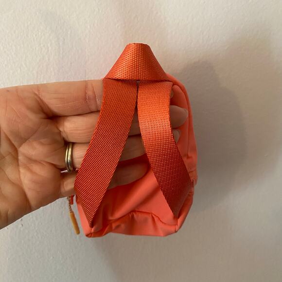 Lululemon City Adventurer Nano Backpack Coral Pink Running Zipper Mini Bag - Picture 4 of 9